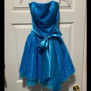 Strapless party dress